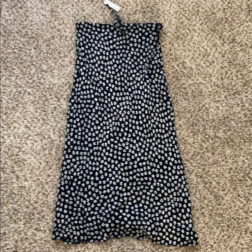 Madewell Drawstring Midi Slip Skirt